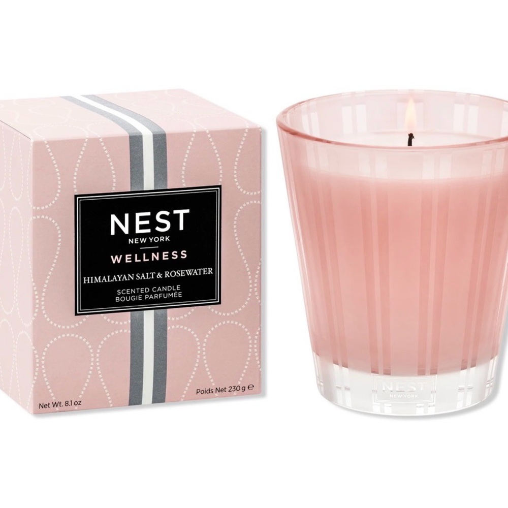 Nest Fragrances New York Himalayan Salt & Rosewater Classic Candle, New in Box